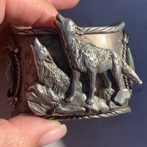 Silver Navajo style bracelet
